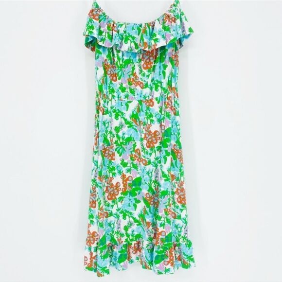 Lilly Pulitzer Mini Bee in Your Bonnet Flor Multi Ruffle Dress XS - Picture 3 of 5